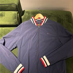 Tommy Hilfiger Men's Navy Bomber Jacket